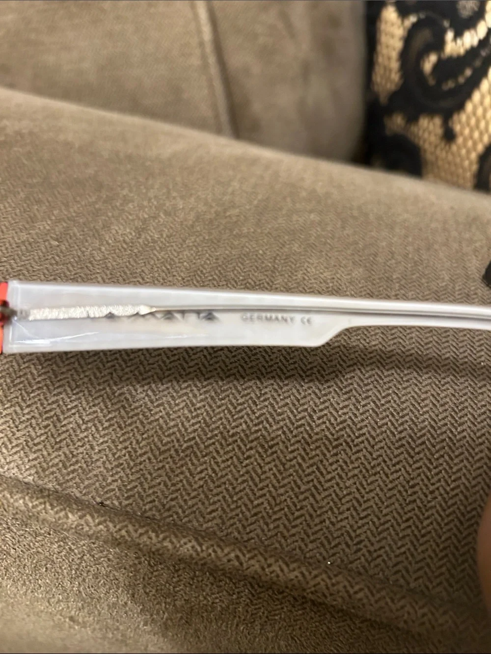 Lamatta Red Semi-Rimless Reading Glasses